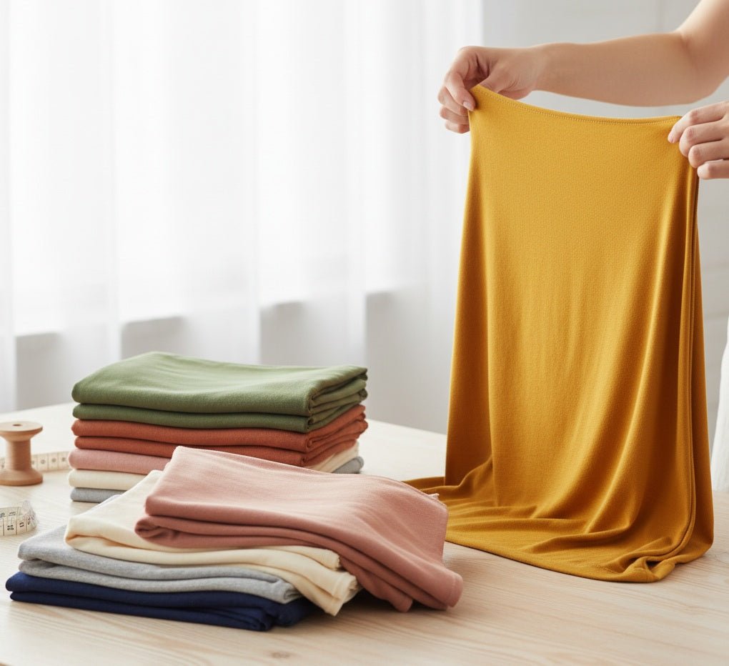 Medvilninė trikotažas vienspalvis