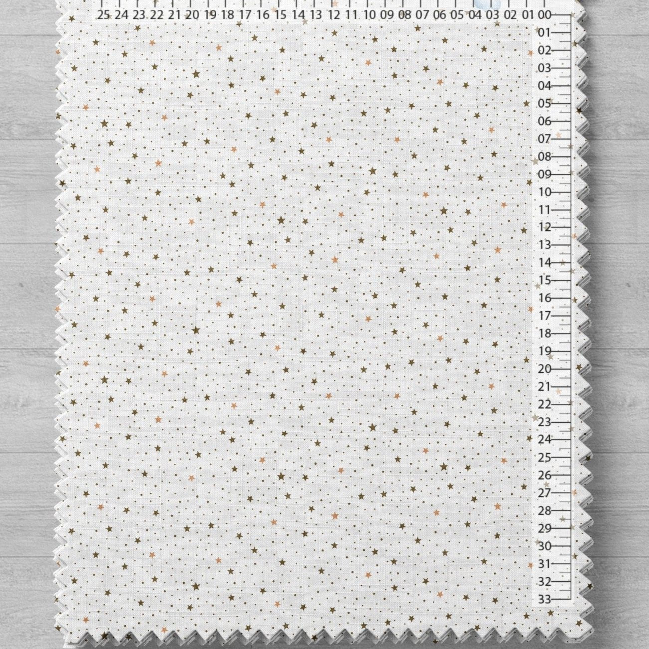 100% Kokvilnas audums - mazas zvaigznītes 125 g/m²