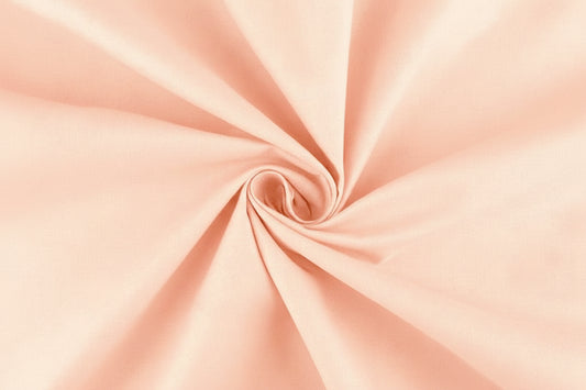 100% Kokvilnas audums - persiku rozā 125 g/m²