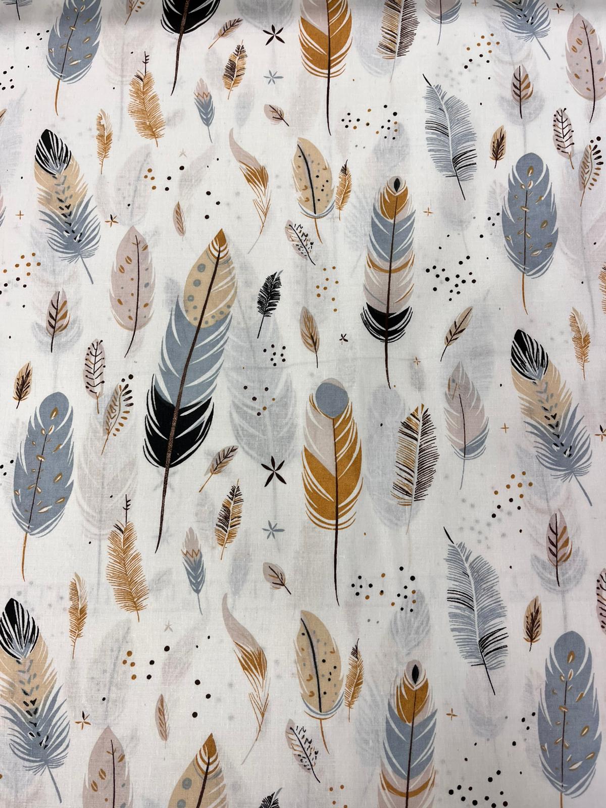 Attēls ar 100% Kokvilnas audums - spalvas 125 g/m² – pieejams Šarlotes audumi