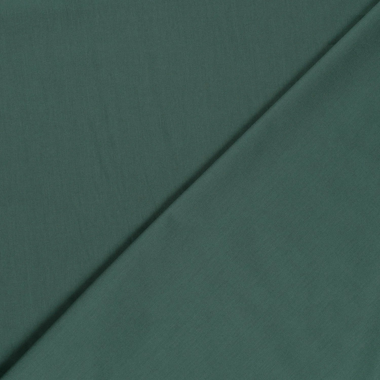 100% Kokvilnas audums - tumši zaļš 220cm 125 g/m²
