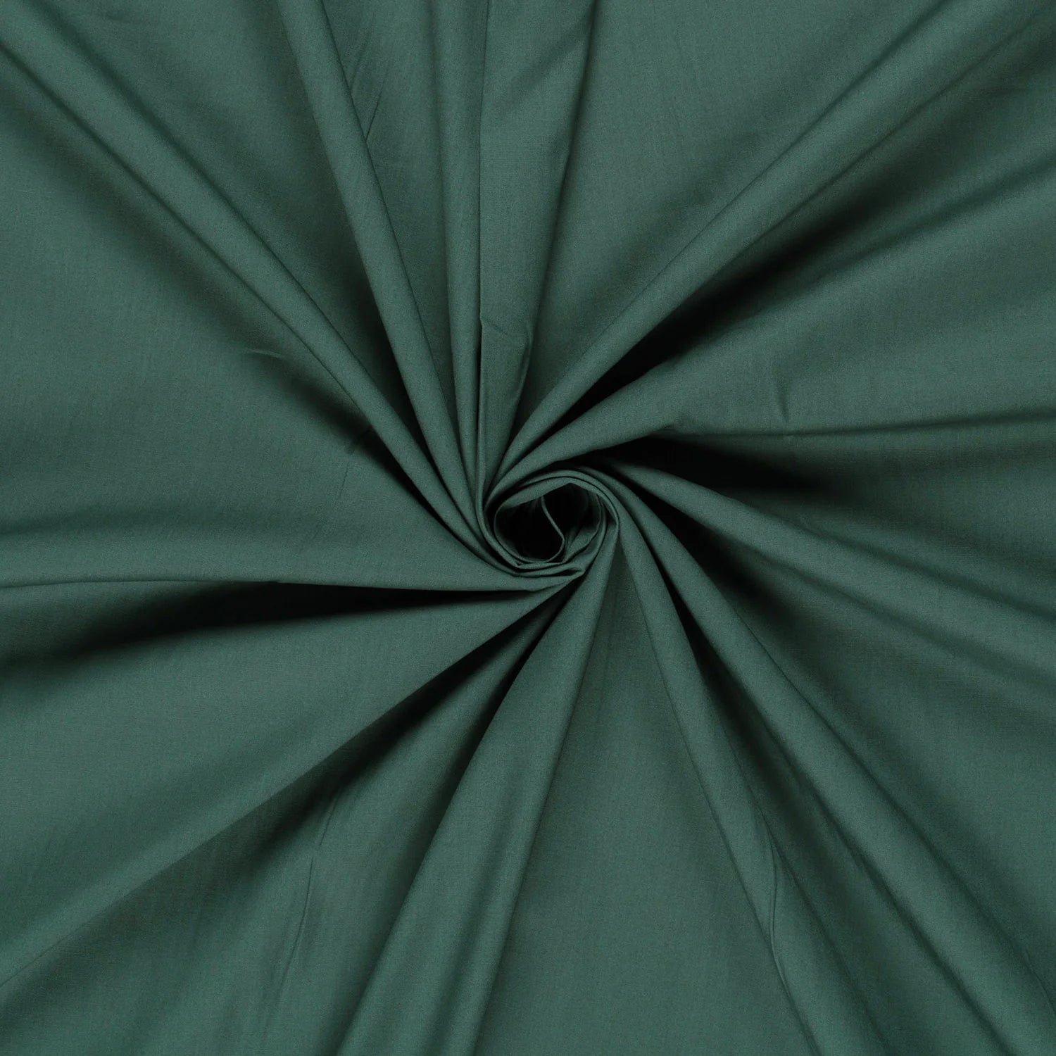 100% Kokvilnas audums - tumši zaļš 220cm 125 g/m²