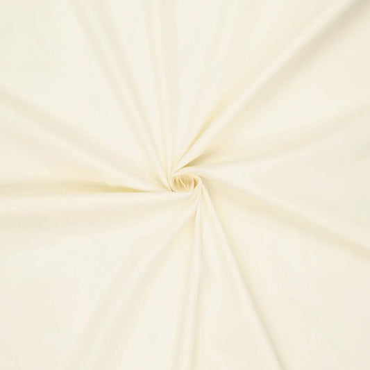 100% Kokvilnas audums - vaniļa 125 g/m²
