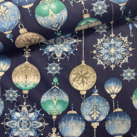 100% Kokvilnas audums - ziemas stÄsts 125 g/m