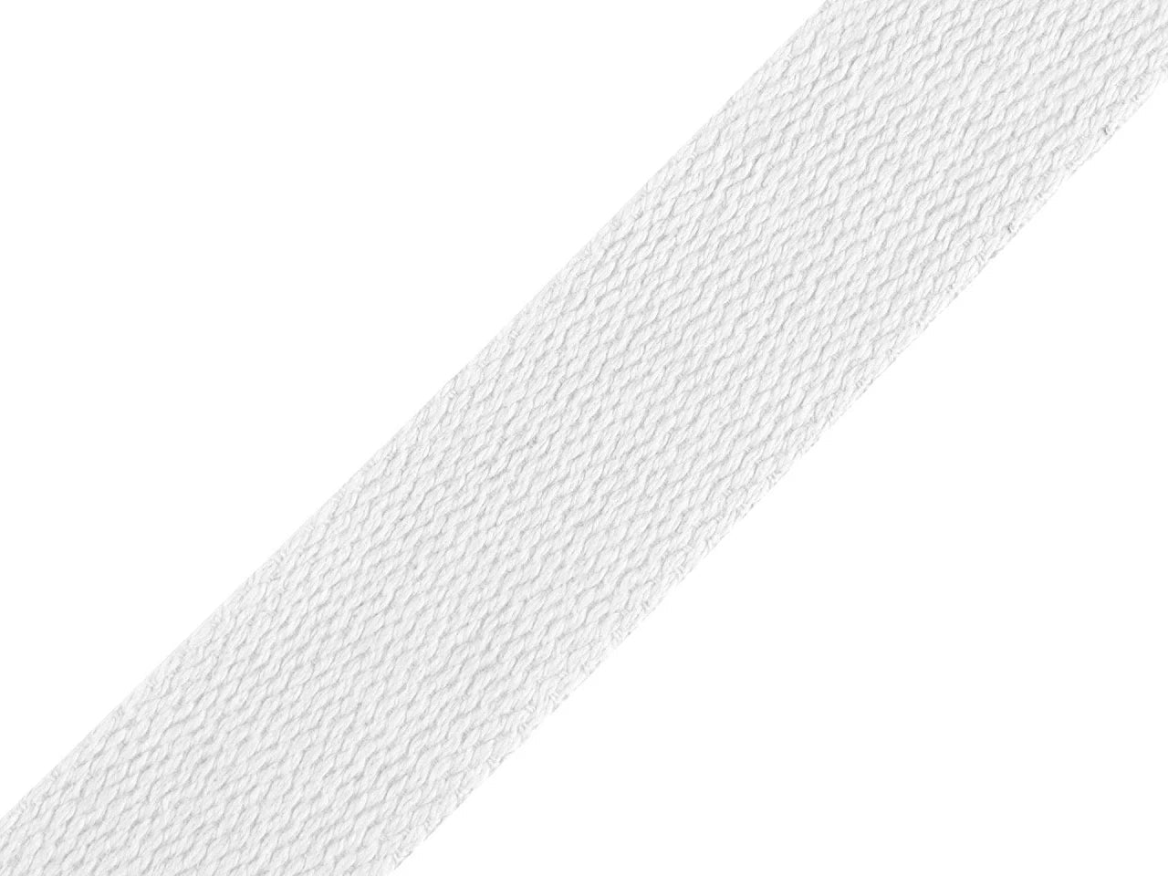 Image of 100% cotton ribbon, 30 mm, for bags and straps – available at Šarlotes audumi