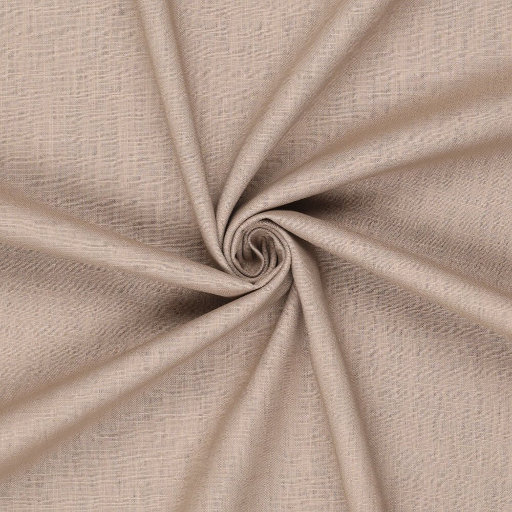 100% Lina audums – vēsa kafija ar pienu| 230 g/m² | Enzyme washed