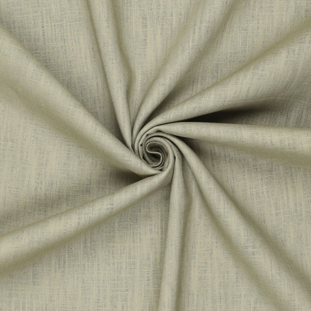 100% Lina audums–gaišā olīve | 230 g/m² | Enzyme washed