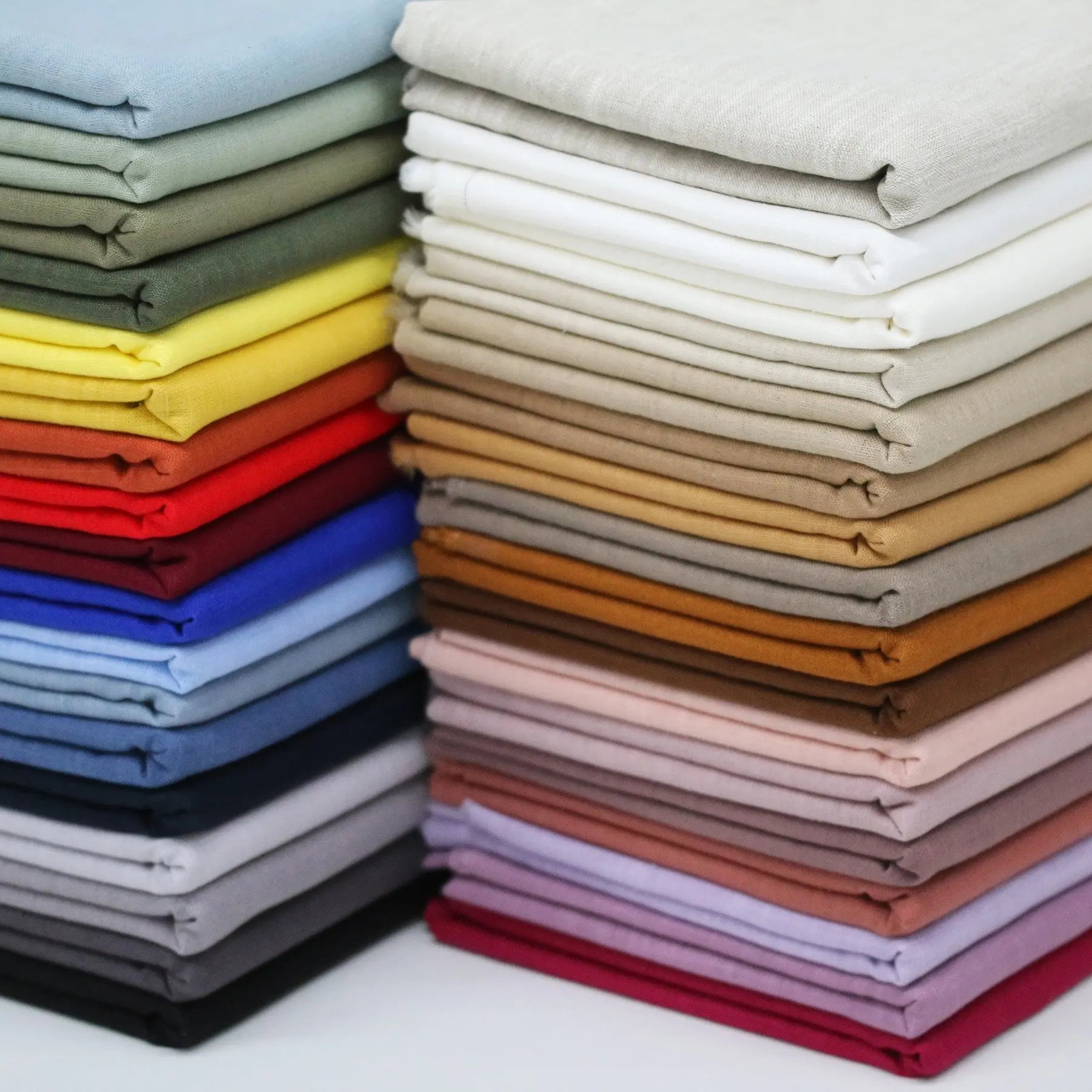 100% Lina audums–melns | 230 g/m² | Enzyme washed