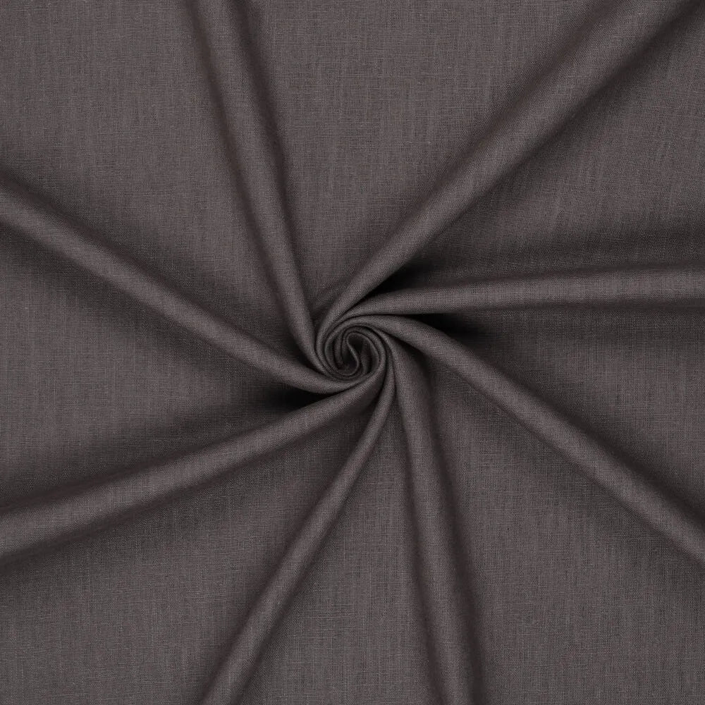 100% Lina audums–tumšais tērauds| 230 g/m² | Enzyme washed