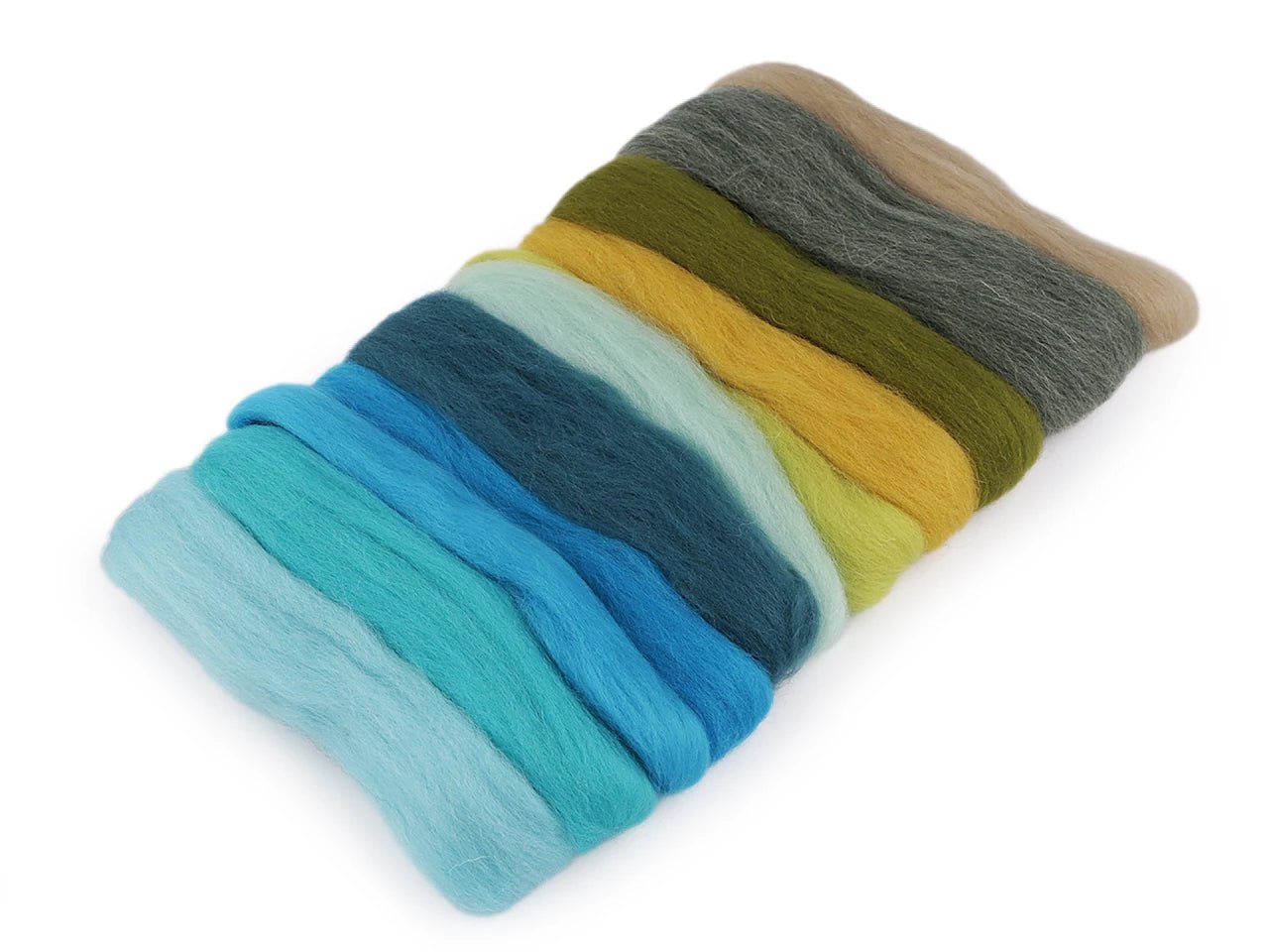 100% MERINO vilna filcēšanai (kārsums) - 50g mix