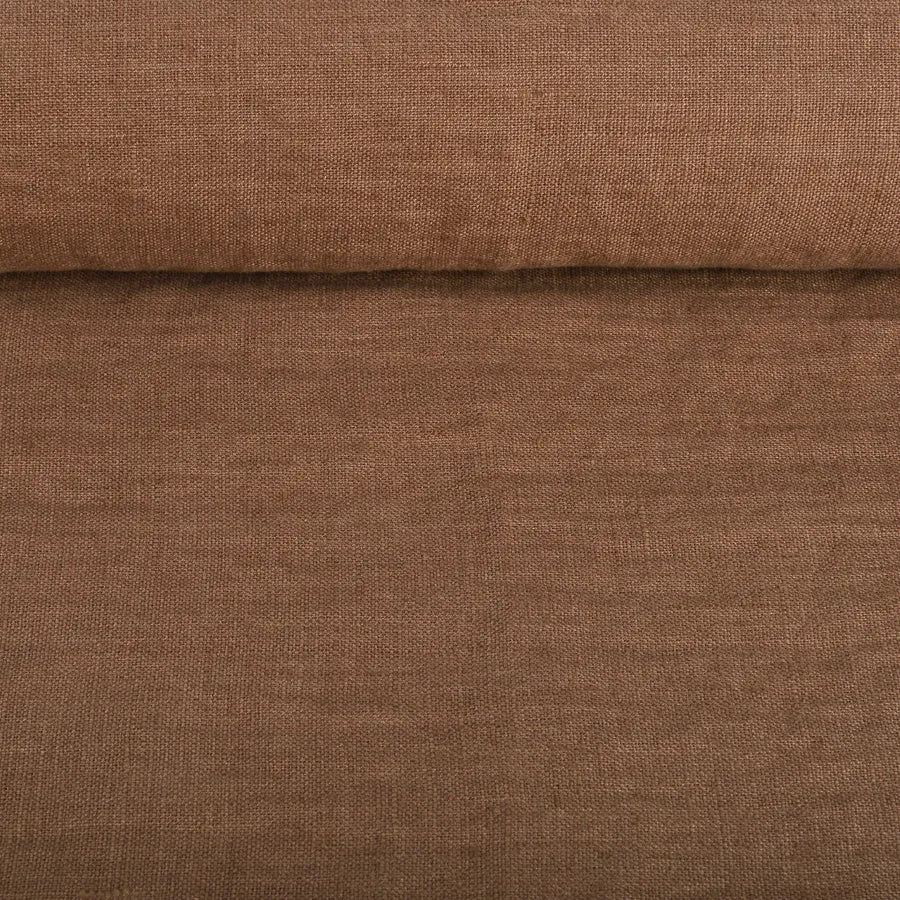 100% Mīkstināts lins - gaiši brūns 205 g/m²