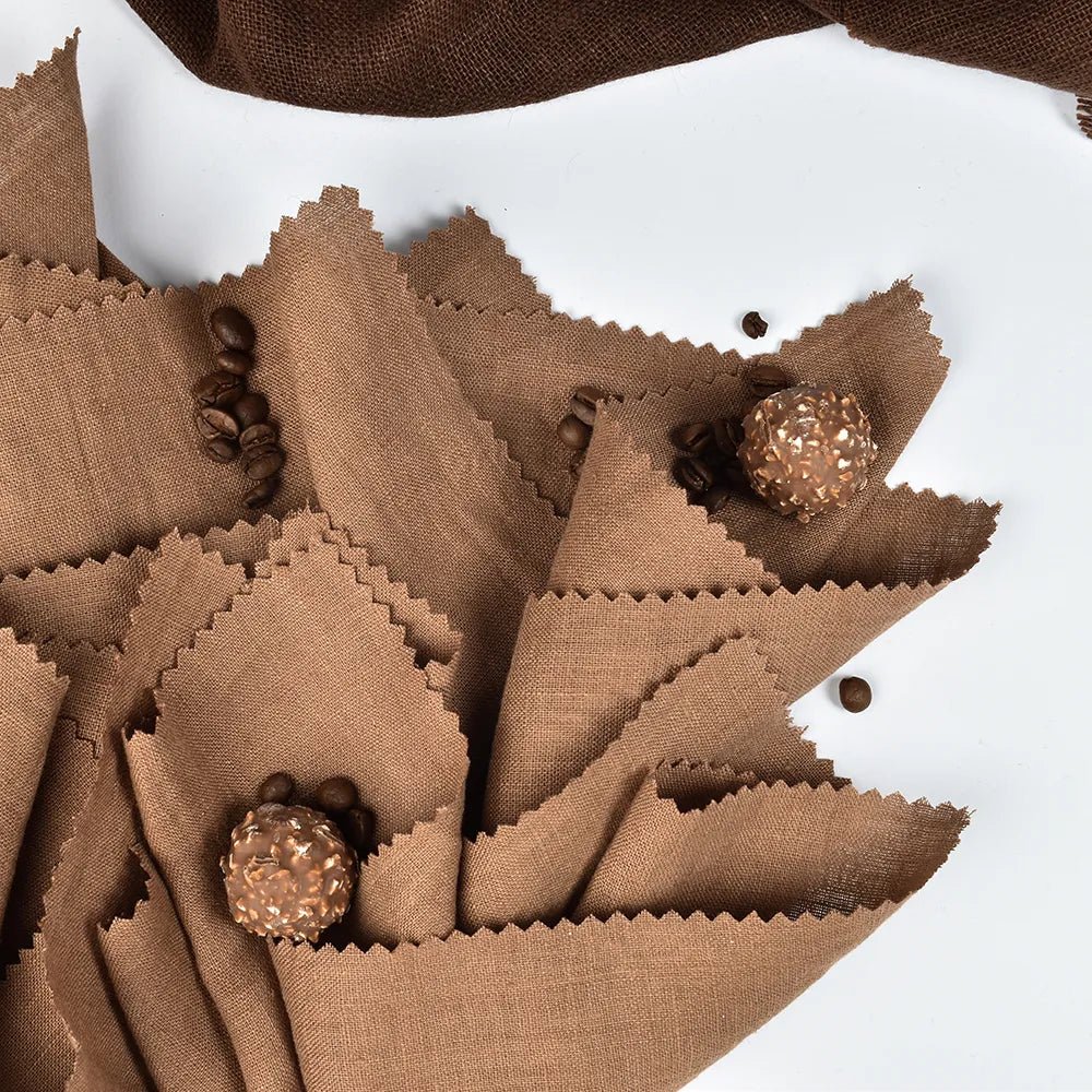 100% Mīkstināts lins - gaiši brūns 205 g/m²