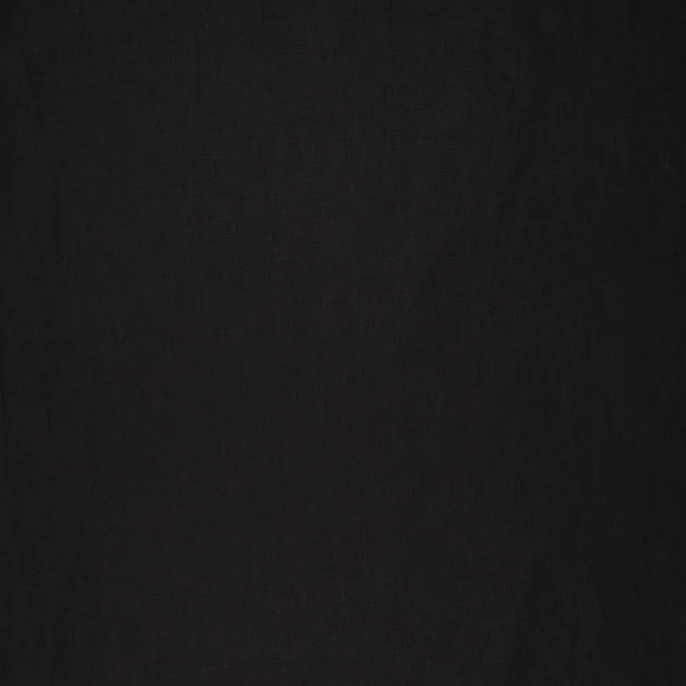 100% Mīkstināts lins - melns 165 g/m²