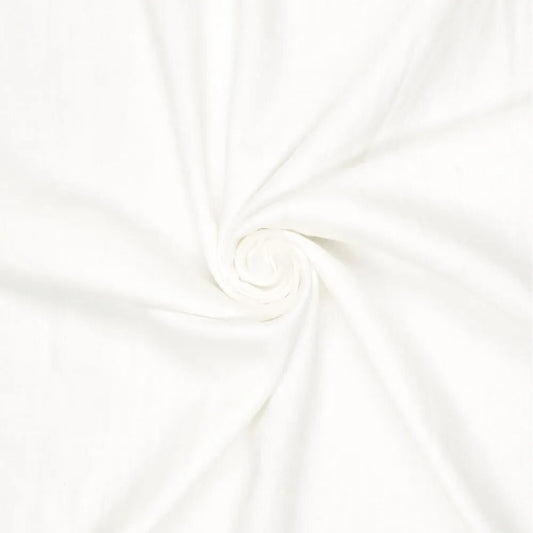 100% Mīkstināts lins - piena balts 165 g/m²
