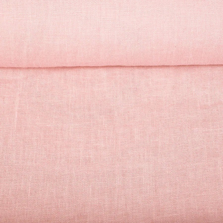 100% Mīkstināts lins - pūderrozā 205 g/m²