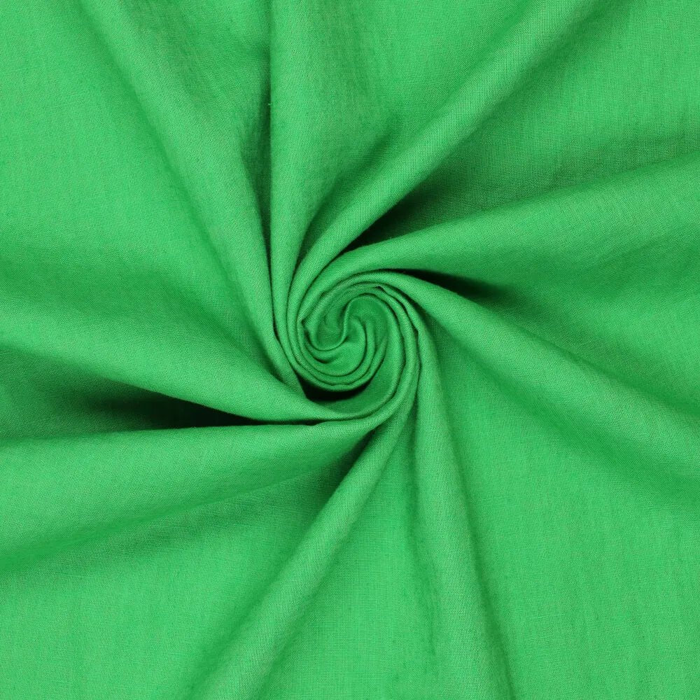 100% Mīkstināts lins - zāles zaļš 165 g/m²