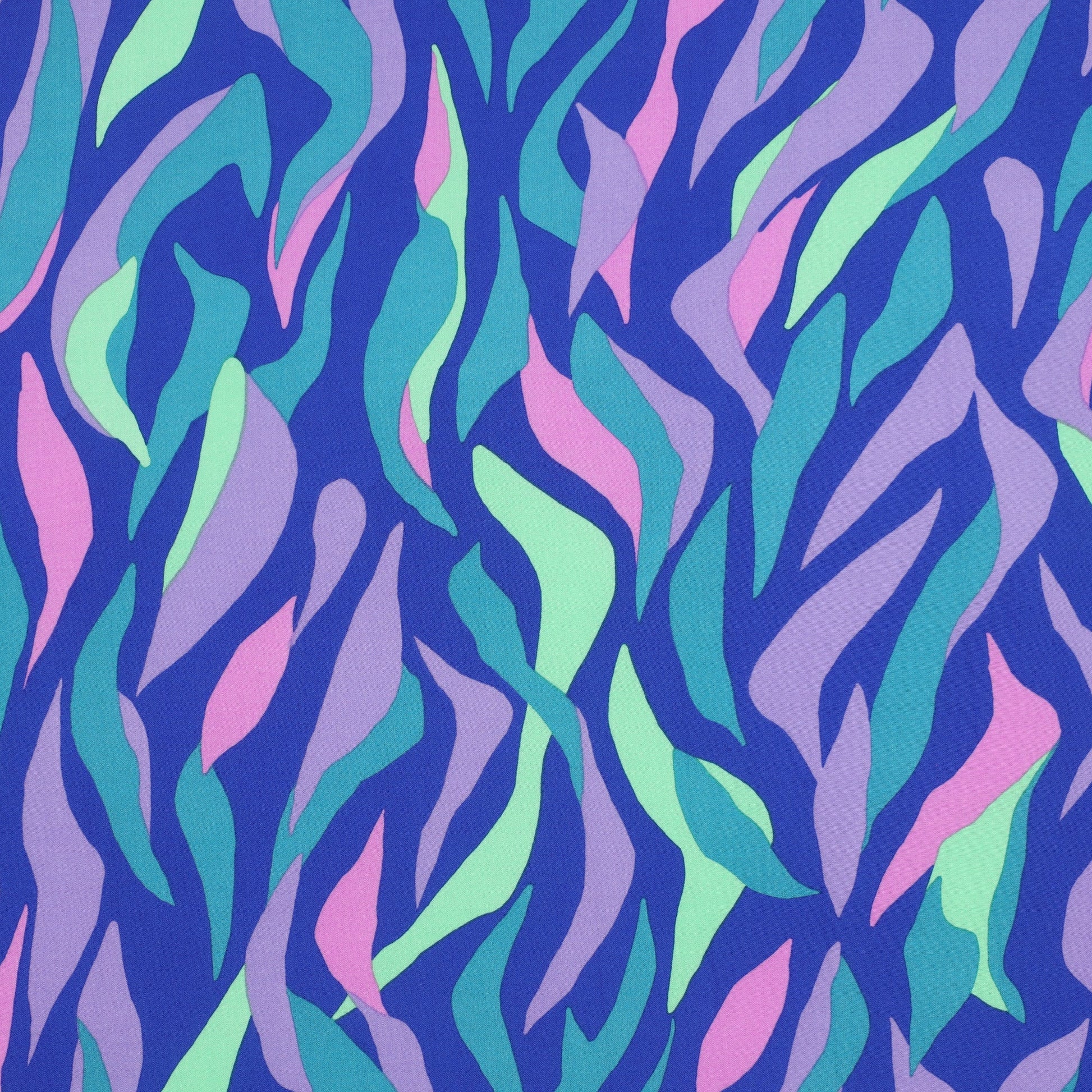 100% Viskozes audums LENZING™ ECOVERO™ - koši abstrakti raksti 110 g/m²