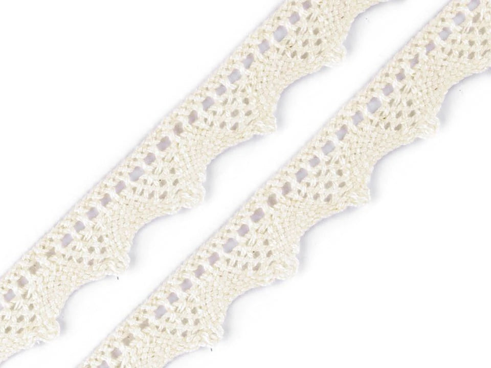 100% Cotton lace|1,8 cm| natural