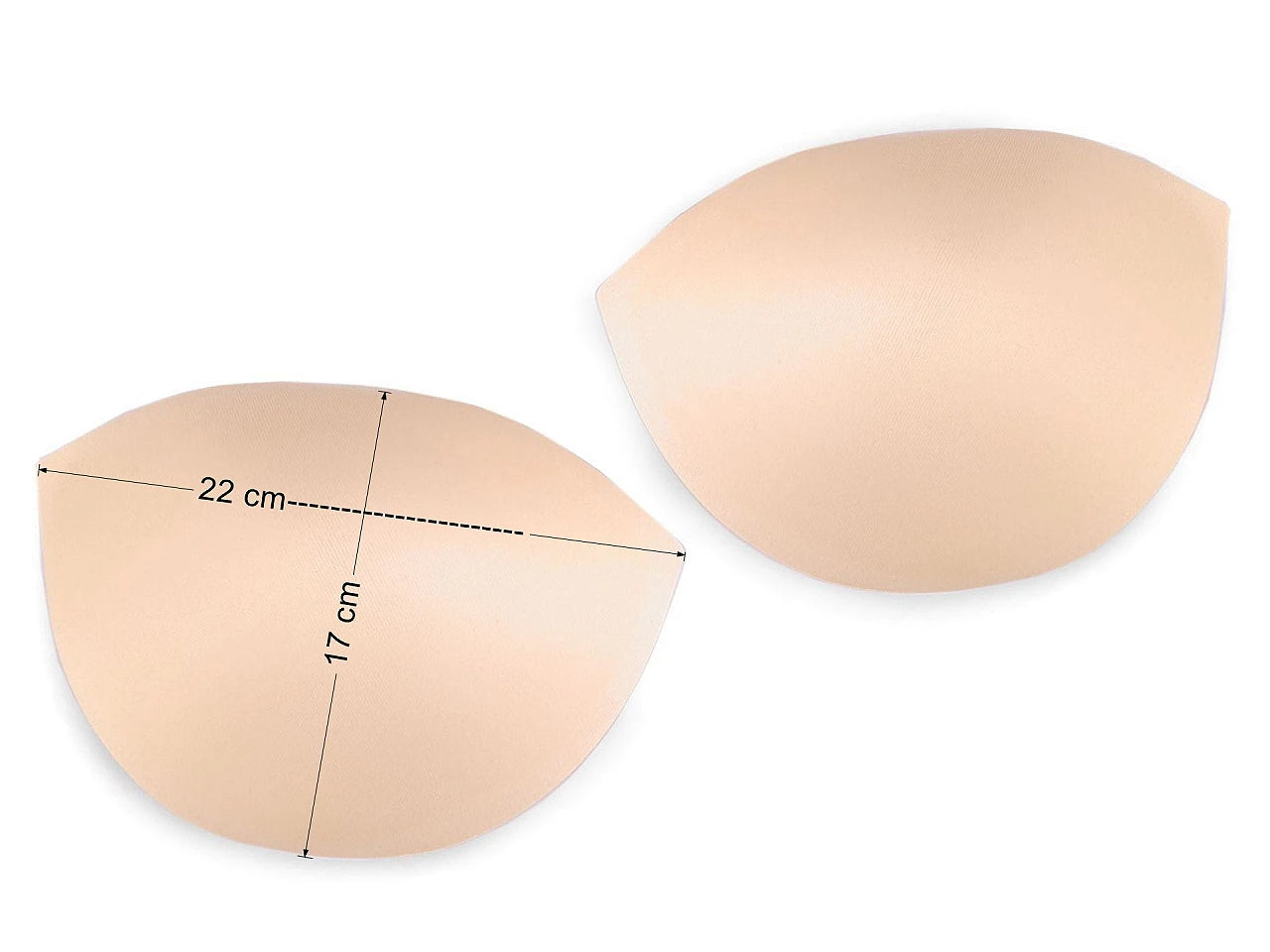 Krūštura polsteri peldkostīmiem, veļai,korsetēm-melni 42.izm