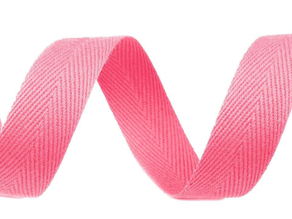 Medvilninė juosta | smeigtukų pynimas | 20 mm | įvairių atspalvių