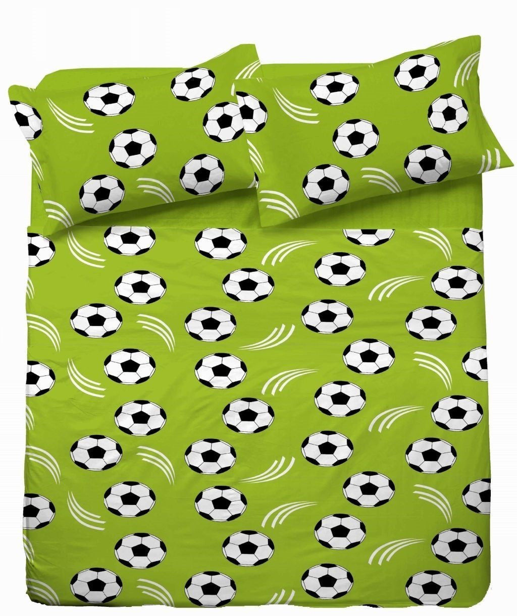 100% Cotton Fabric - Football 125 g/m²