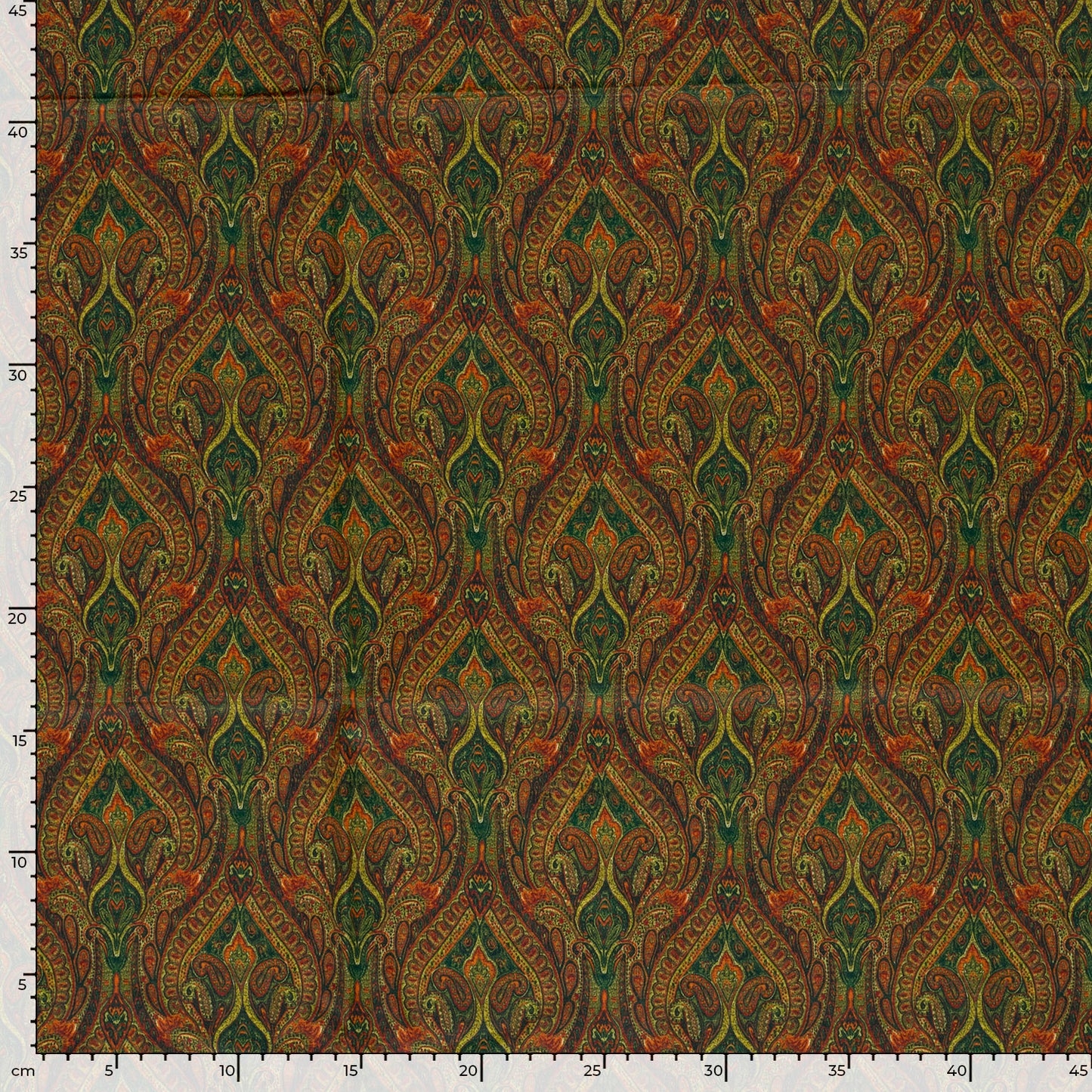 Premium 100% Cotton Fabric - Paisley Pattern