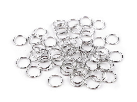 Nerūsējošā tērauda savienojošie gredzeni (split rings) Ø12 mm 20 g