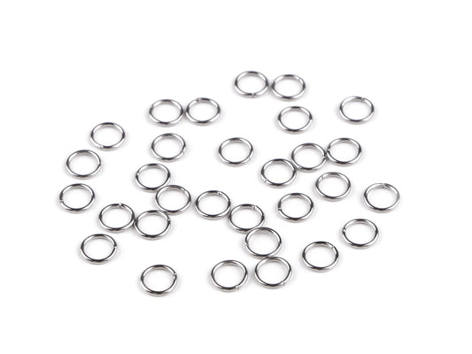 Nerūsējošā tērauda savienojošie gredzeni Ø6-10 mm (slēgti) 10g