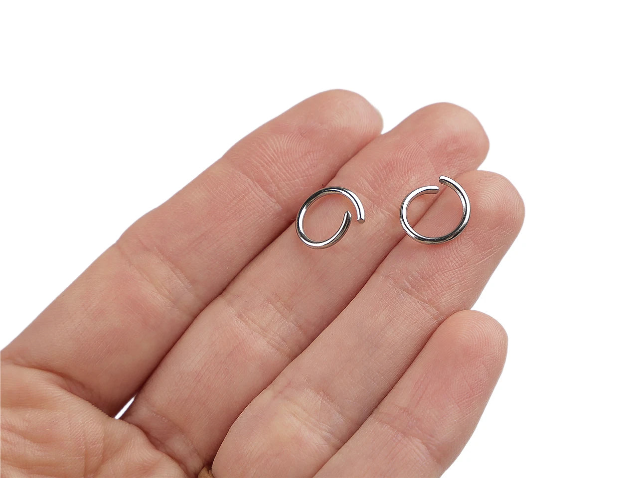 Savienojošie gredzeni Ø10 mm no nerūsējošā tērauda