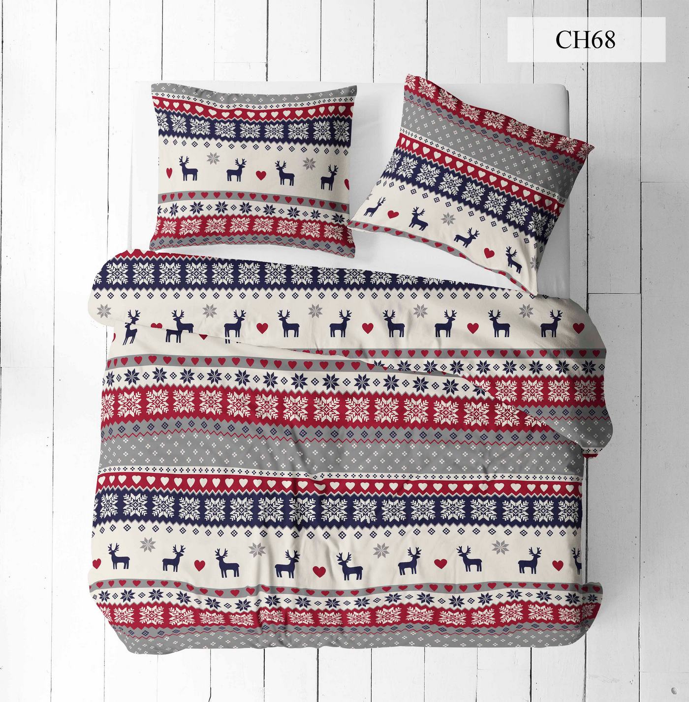100% Cotton Fabric - Scandinavian Style Pattern