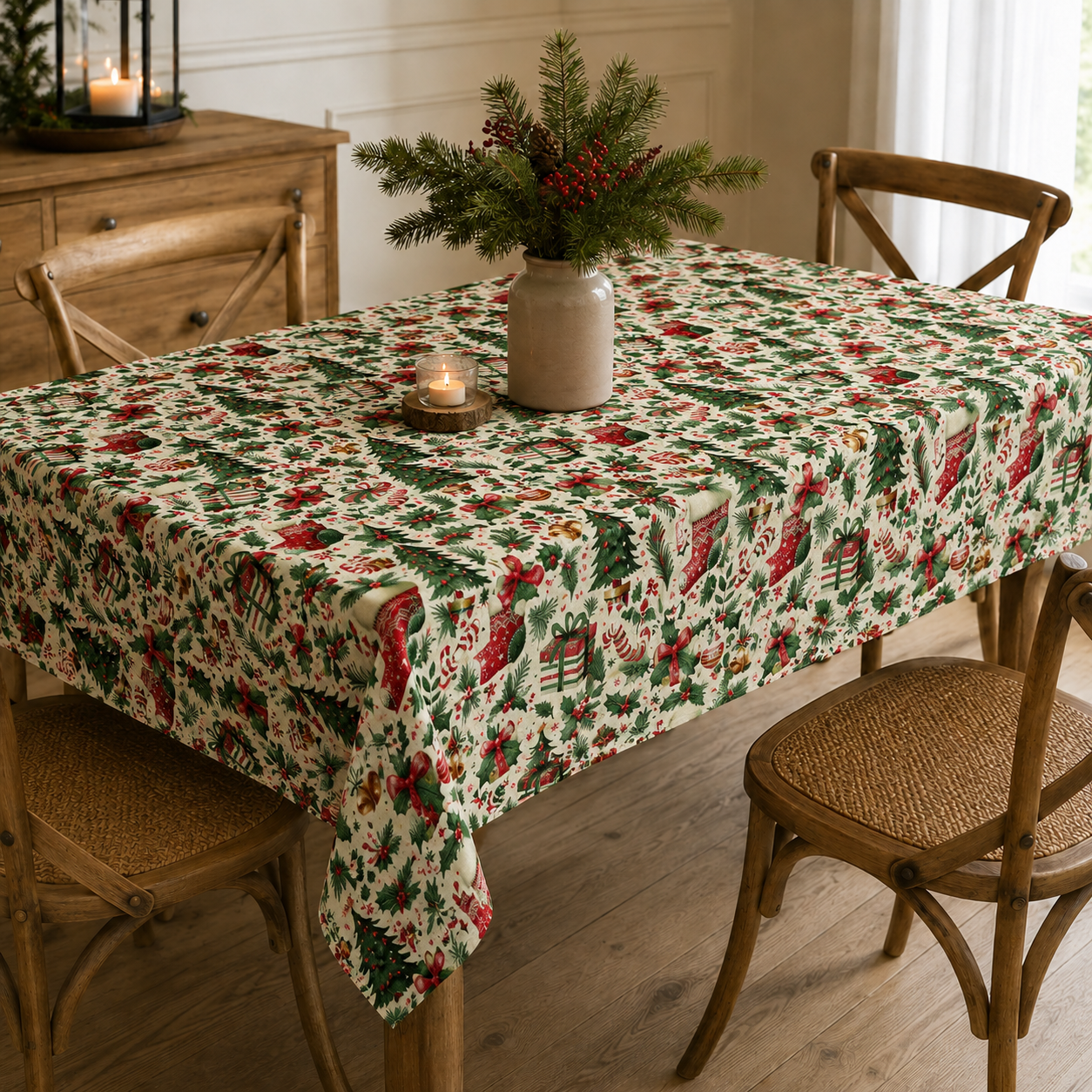 100% Cotton Fabric - Christmas