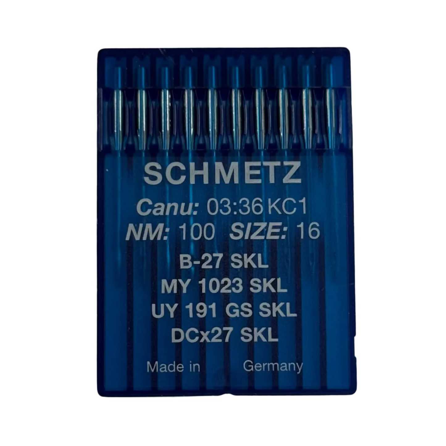 SCHMETZ DCx27 (B-27) SKL Industrie-Overlocknadeln für sehr grobes Strickgewebe - 10 Stk.