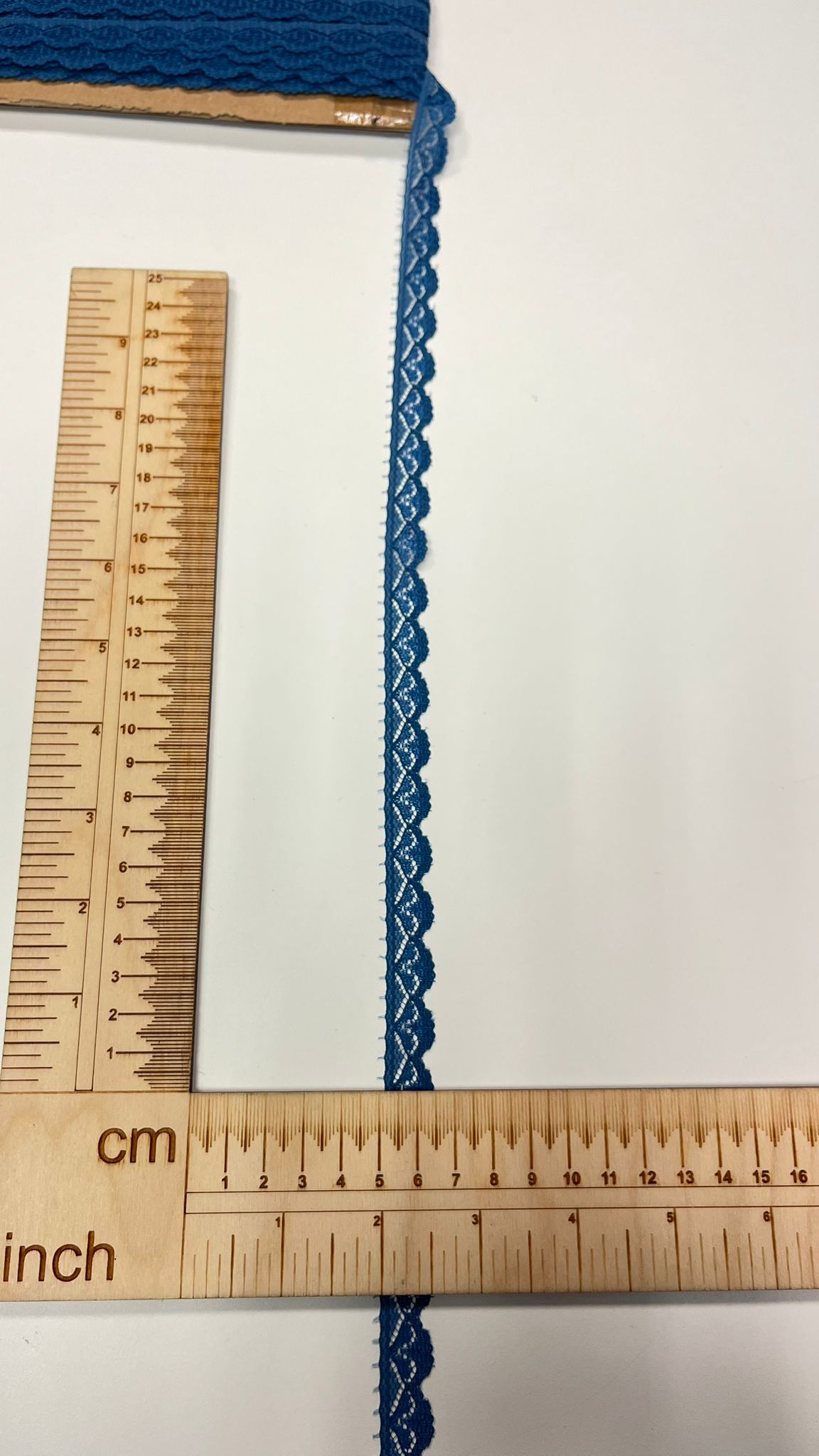 Mežģīne 1,4 cm-neaizmirstulīšu zila