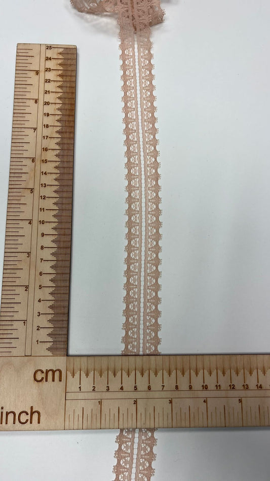 Mežģīne 3 cm-nude(miesas krāsas)