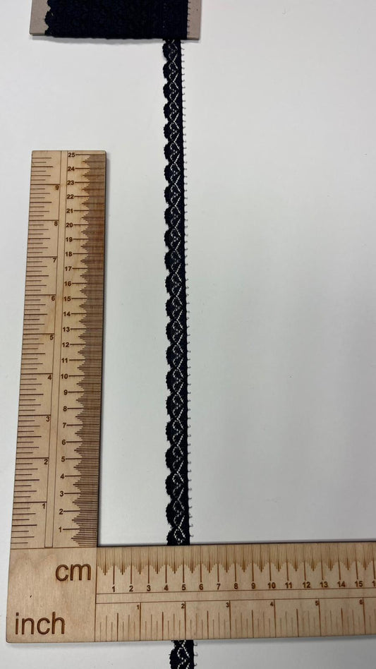 Mežģīne 1,4 cm-tumši zila