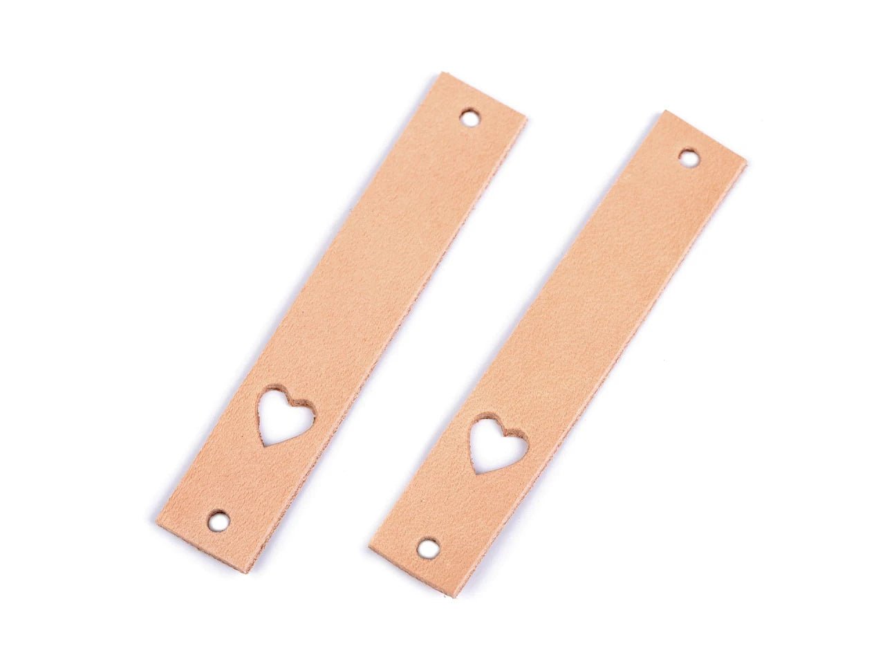 Ādas etiķete ar sirds izgriezumu tonis #1