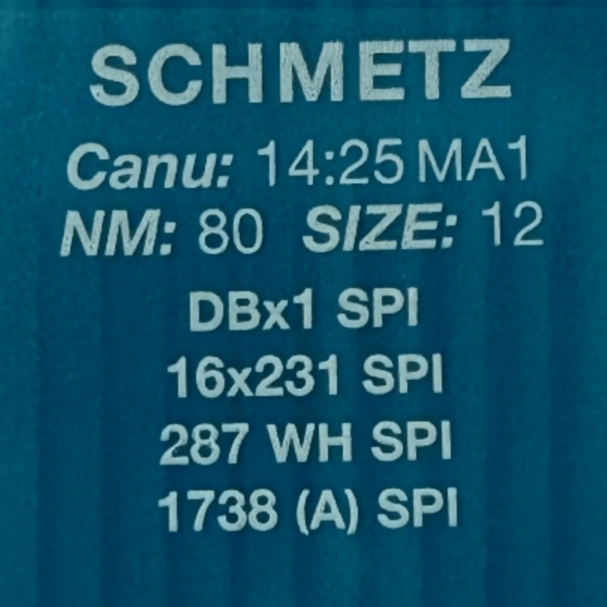 Adatas rūpnieciskajām šujmašīnām SCHMETZ DBx1 SPI – blīviem un plāniem audumiem (10gab.)