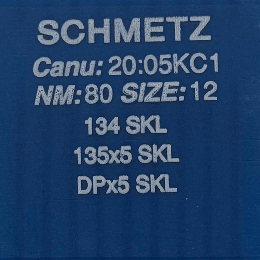 Image des aiguilles pour machines à coudre industrielles SCHMETZ DPx5 SKL – pour tricot très grossier (10 pièces) – disponible chez Šarlotes audumi