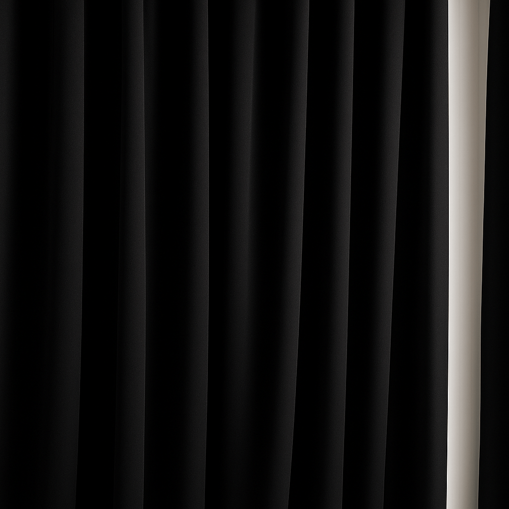 Aizkaru audums, aptumšojošs Blackout|230 g/m² 140 cm| melns