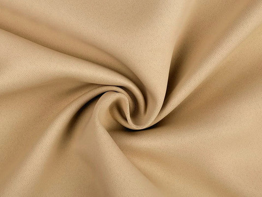 Aizkaru audums, aptumšojošs Blackout|230 g/m² 140 cm|dzeltenīgi bēšs