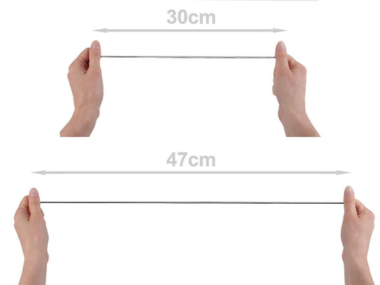 Image avec élastique rond Ø2,5 mm – disponible chez Šarlotes audumi