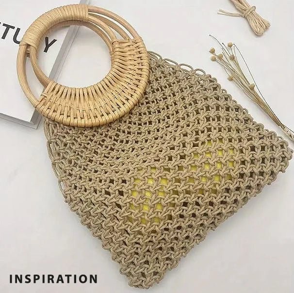 Apaļie austie rotangpalmas rokturi Ø16.5 cm| 2 gb.