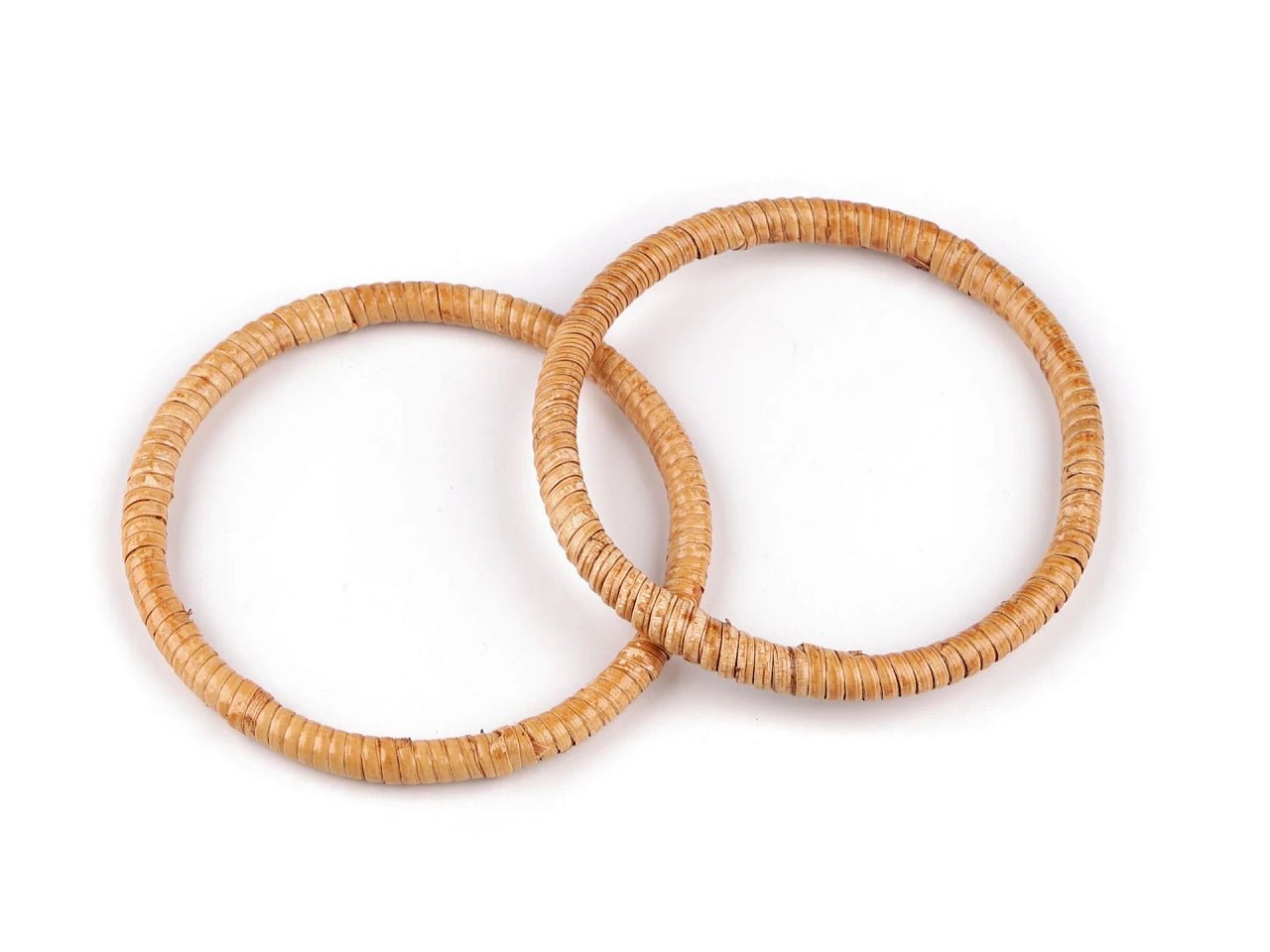 Apaļie rotangpalmas rokturi Ø13 cm un 15 cm diametrs| 2 gb.