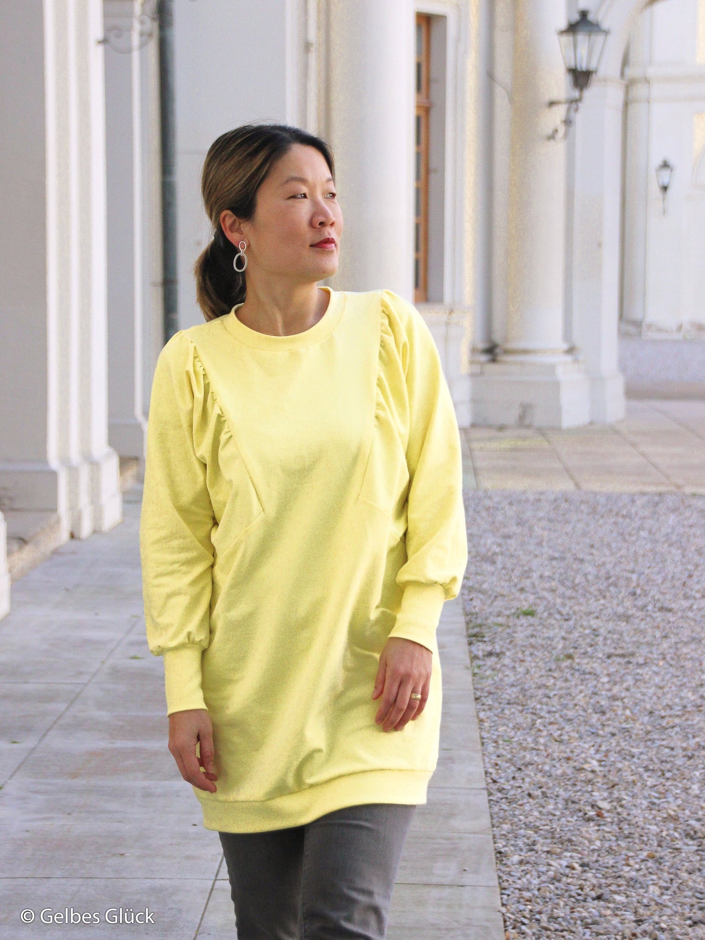 Auduma apdares mala | manžete - gaiši dzeltena 240 g/m²