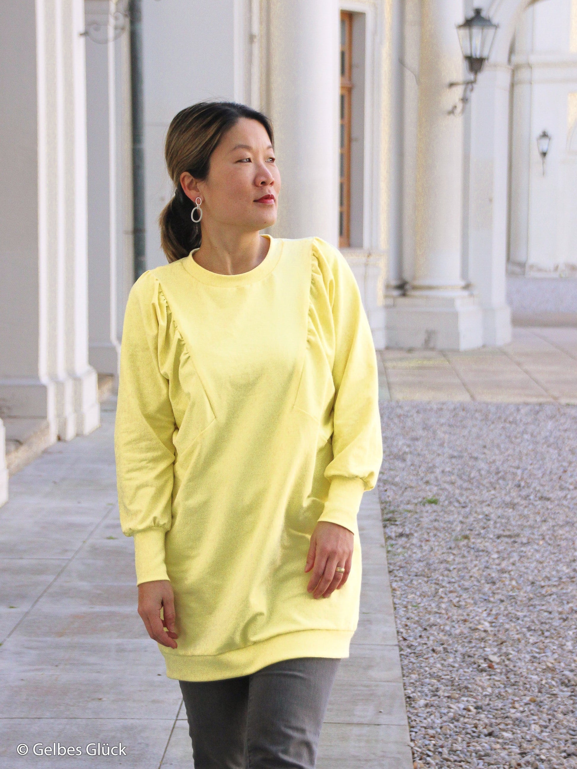 Auduma apdares mala | manžete - gaiši dzeltena 240 g/m²