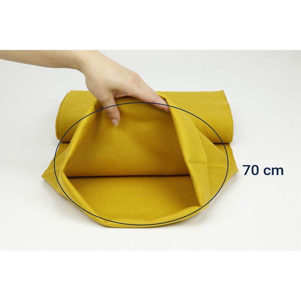 Auduma apdares mala | manžete - tumšo vīnogu tonis 270 g/m²