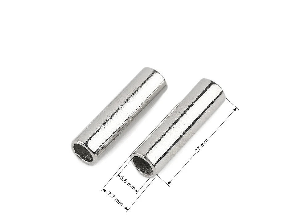 Auklas metāla nobeigums Ø5.6 mm mm - zelta (iepakojumā 2 gb)