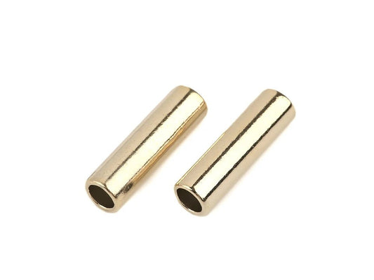 Auklas metāla nobeigums Ø5.6 mm mm - zelta (iepakojumā 2 gb)