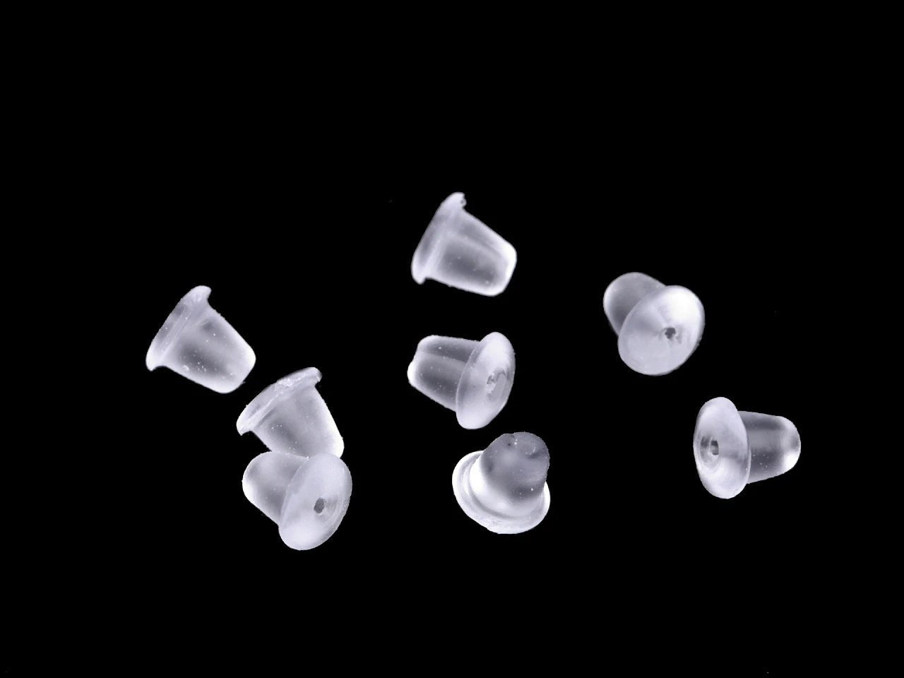 Auskaru aizdares silikona| 3x5 mm|5 grami