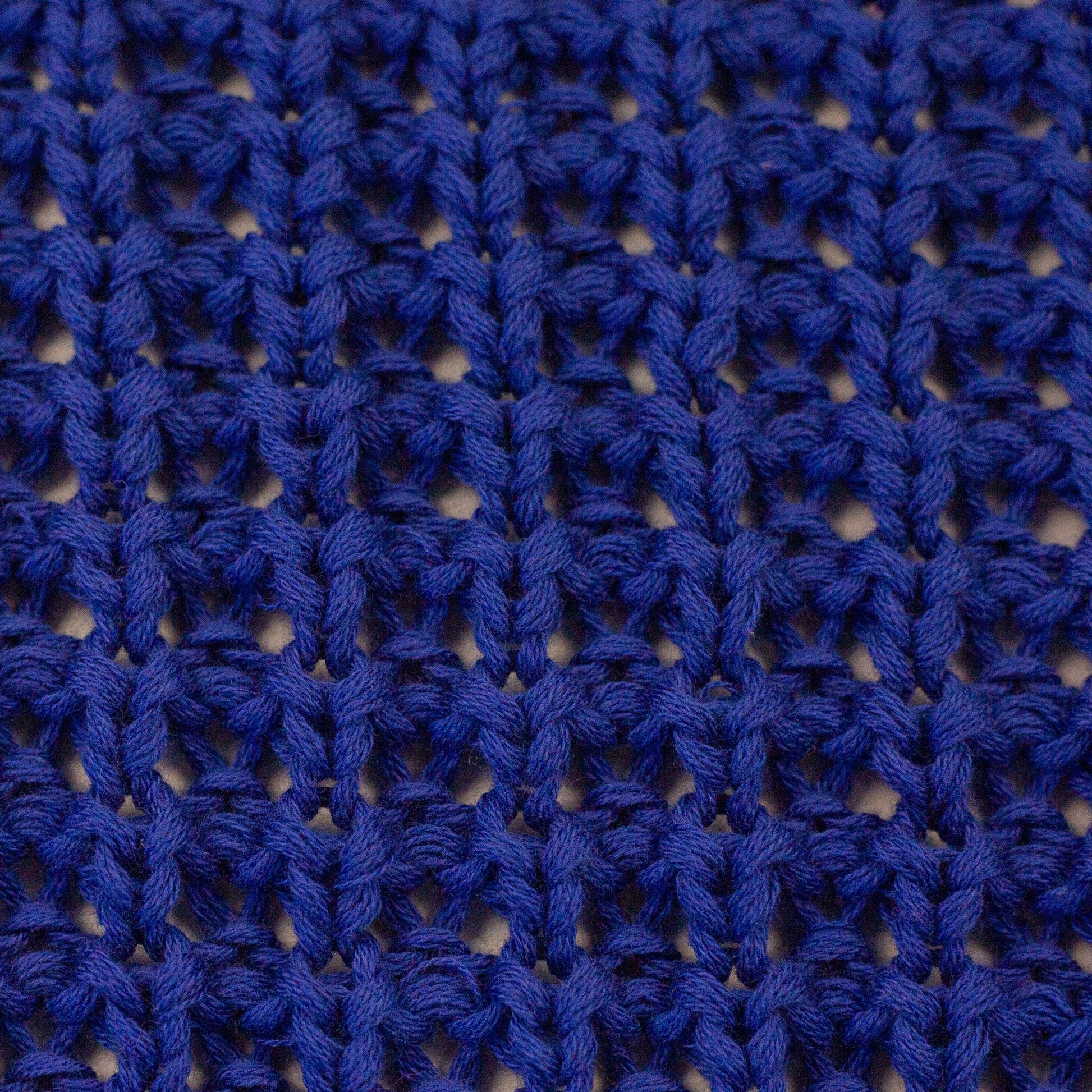 Attēls ar Biezs 100% kokvilnas adījums - karaliski zils 615 g/m² – pieejams Šarlotes audumi